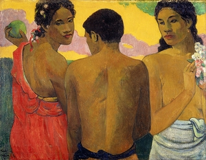 Three Tahitians by Paul Gauguin [1848–1903]
